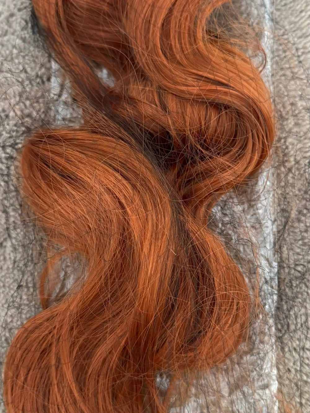 Auburn Clip-In Hair Extensions - Voluminous Wavy Length
